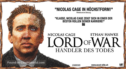 Lord of War - Swiss Movie Poster