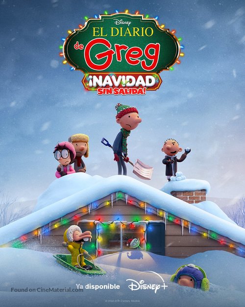 Diary of a Wimpy Kid Christmas: Cabin Fever - Argentinian Movie Poster