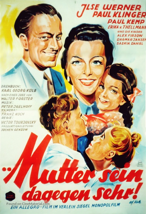 Mutter sein dagegen sehr - German Movie Poster