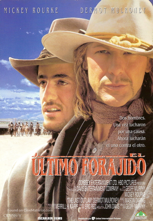 The Last Outlaw - Spanish Theatrical movie poster