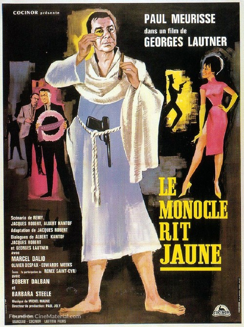 Le Monocle rit jaune - French Movie Poster