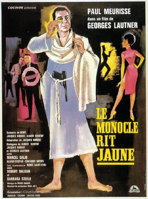 Monocle rit jaune, Le - French Movie Poster