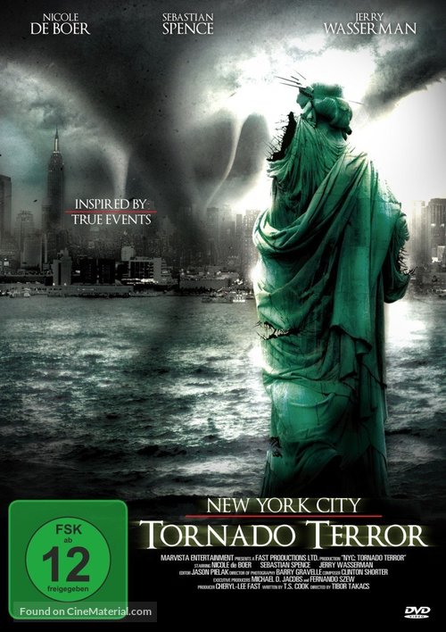 NYC: Tornado Terror - German DVD movie cover