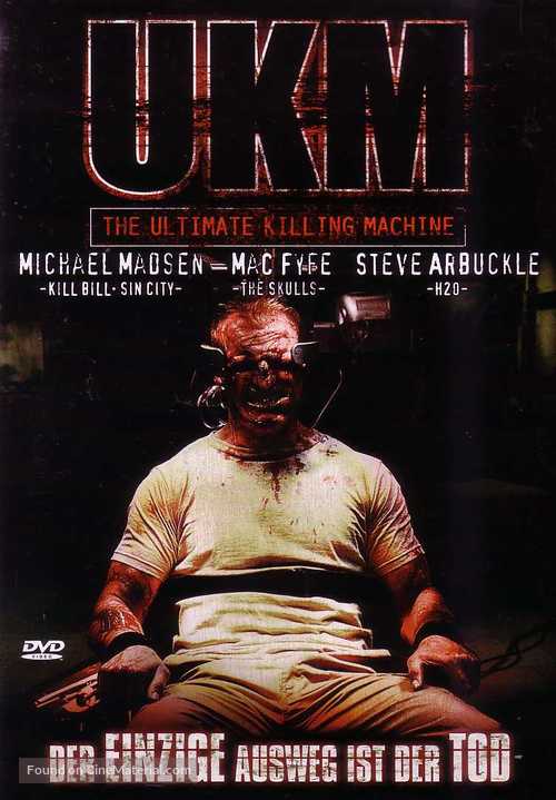 Ultimate Killing Machine - German Movie Cover