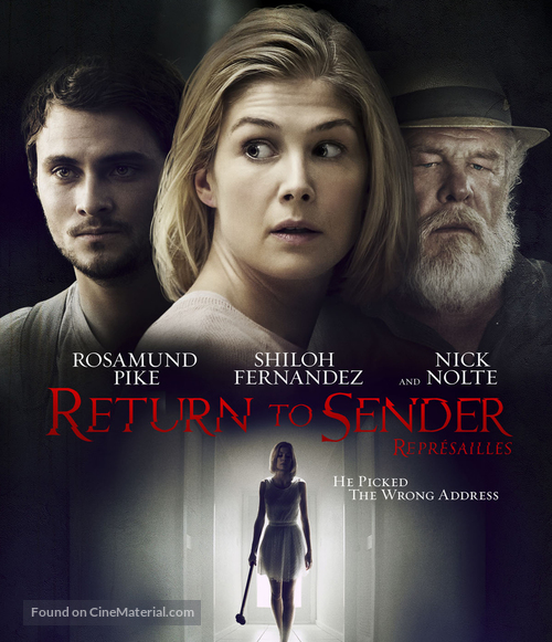Return to Sender - Canadian Blu-Ray movie cover