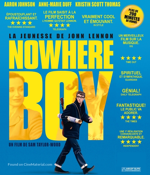 Nowhere Boy - Swiss Blu-Ray movie cover