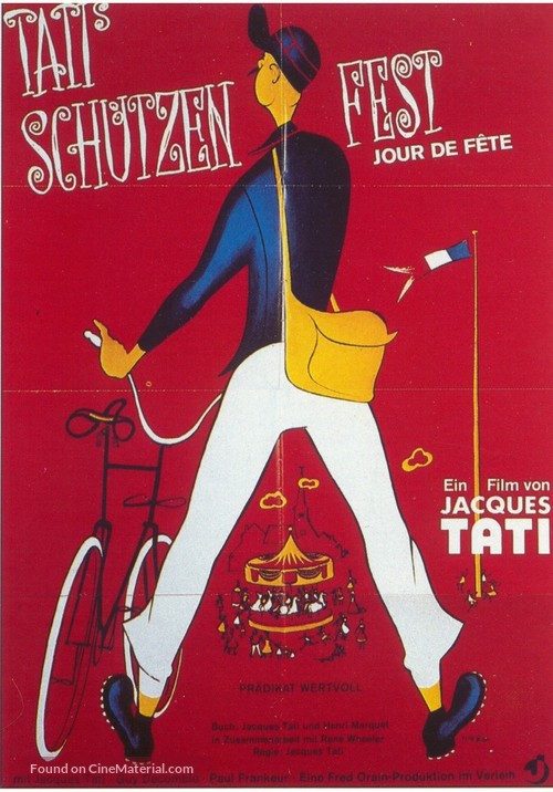 Jour de f&ecirc;te - German Movie Poster