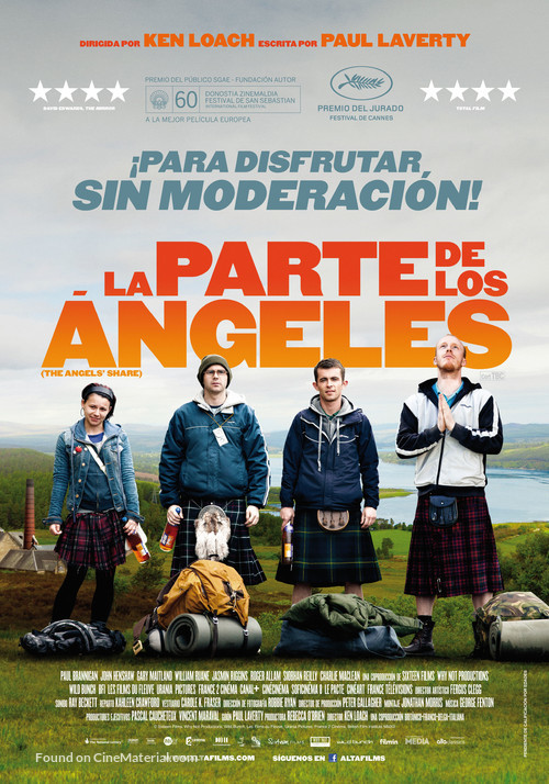 The Angels&#039; Share - Spanish Movie Poster