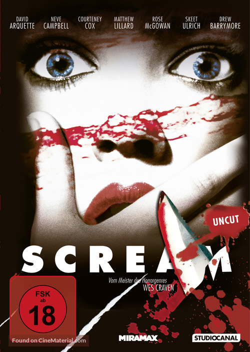 Scream - German DVD movie cover