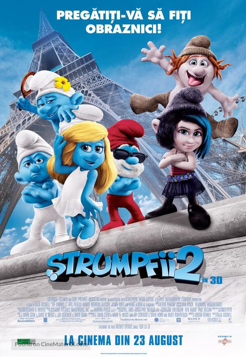 The Smurfs 2 - Romanian Movie Poster