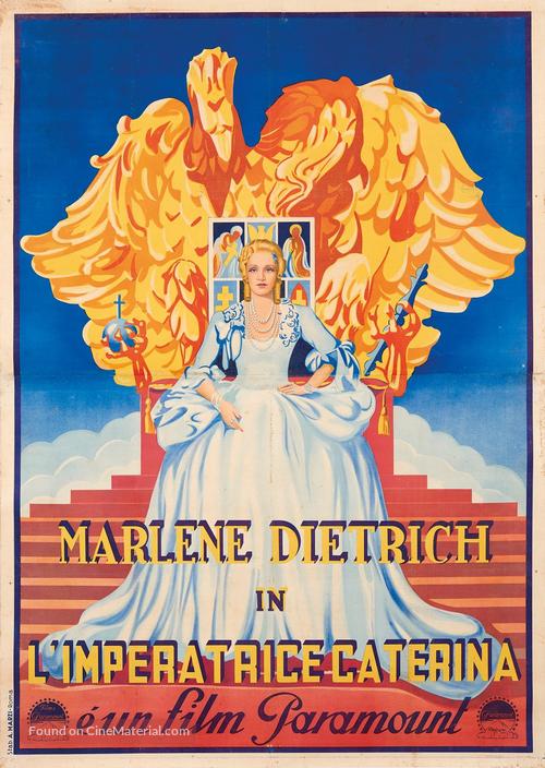 The Scarlet Empress - Italian Movie Poster