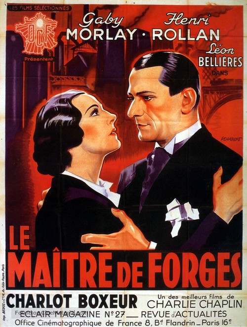 Le ma&icirc;tre de forges - French Movie Poster