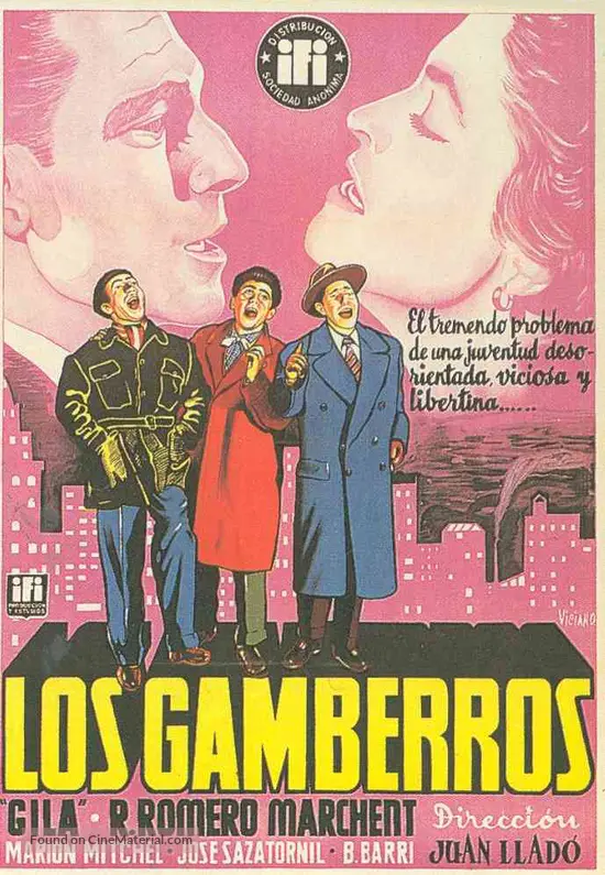 Los gamberros - Spanish Movie Poster