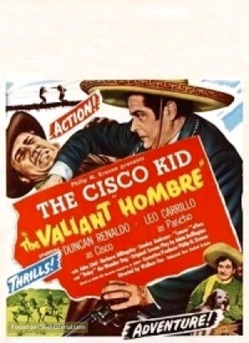 The Valiant Hombre - poster