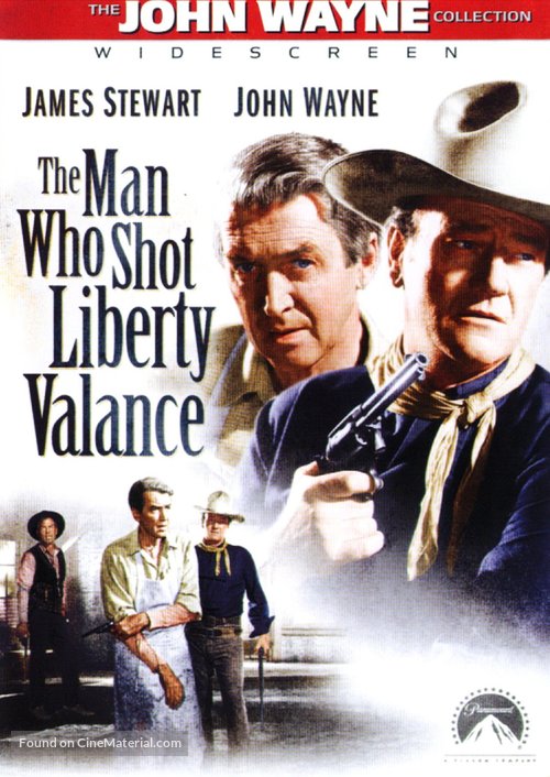 The Man Who Shot Liberty Valance - DVD movie cover