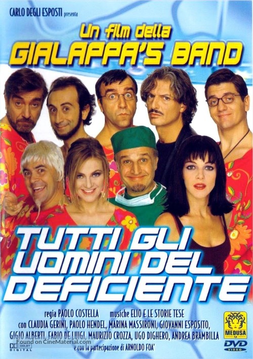 Tutti gli uomini del deficiente - Italian Movie Cover