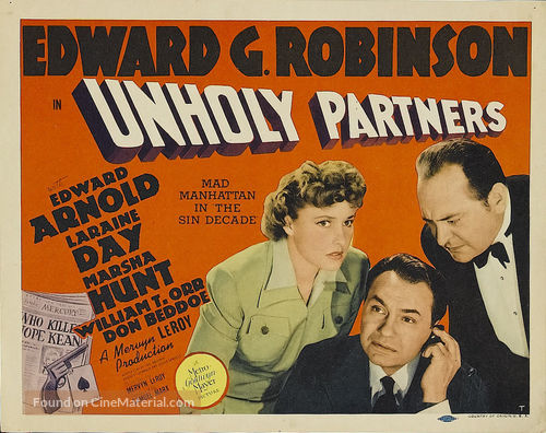 Unholy Partners - Movie Poster