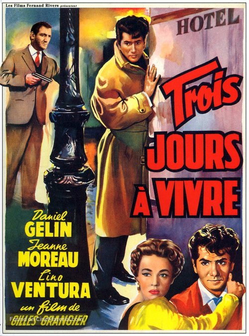 Trois jours &agrave; vivre - French Movie Poster