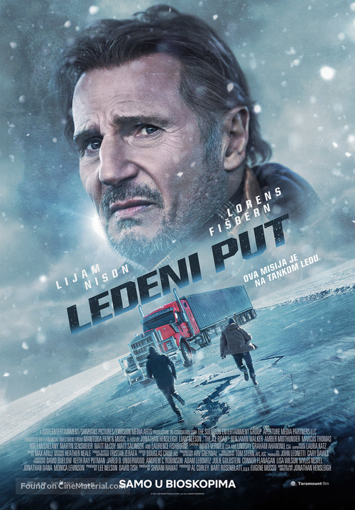 The Ice Road - Serbian Movie Poster