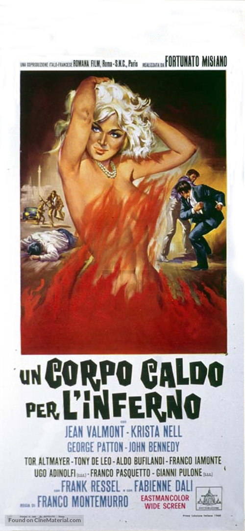 Un corpo caldo per l&#039;inferno - Italian Movie Poster