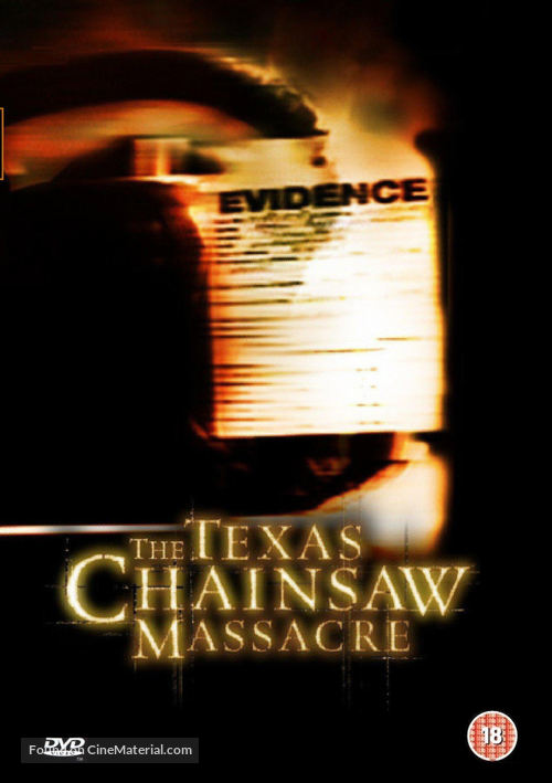 The Texas Chainsaw Massacre - British DVD movie cover