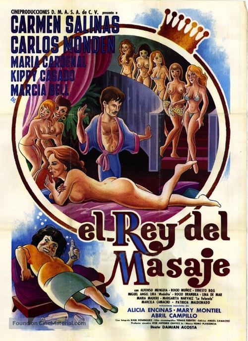 Rey del masaje, El - Mexican Movie Poster