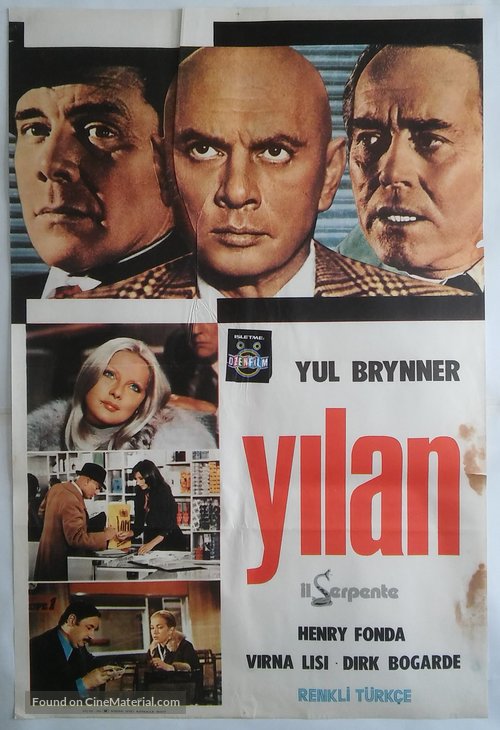 Le serpent - Turkish Movie Poster