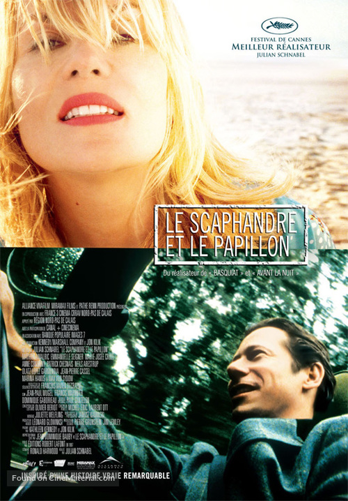 Le scaphandre et le papillon - Canadian Movie Poster