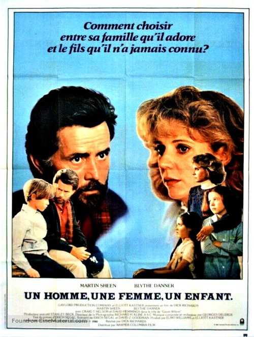 Man, Woman and Child - French Movie Poster