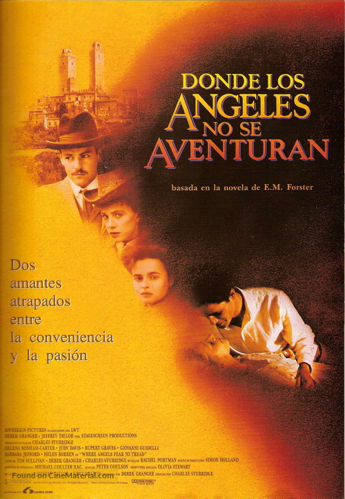 Where Angels Fear to Tread - Spanish Movie Poster