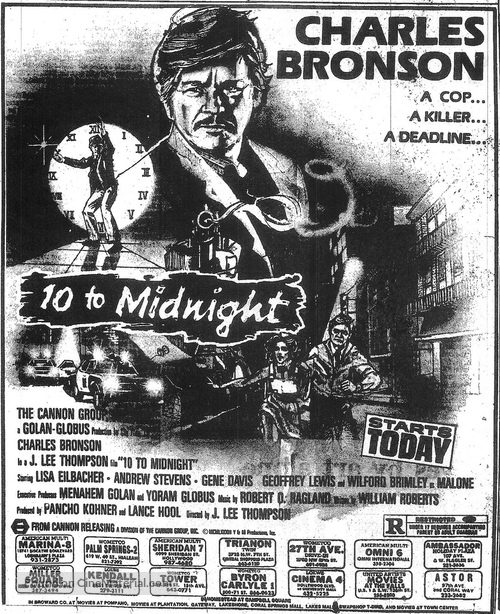 10 to Midnight - poster