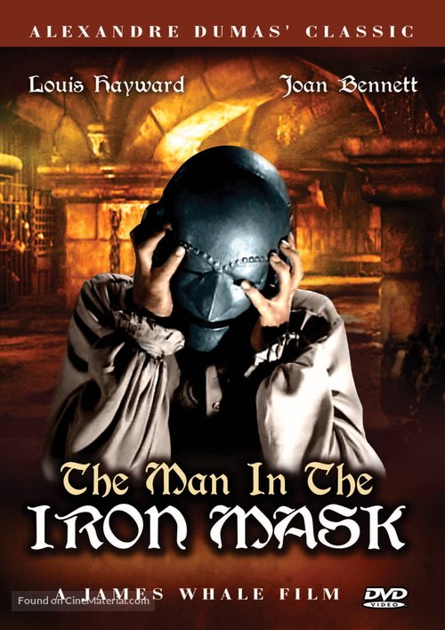 The Man in the Iron Mask - DVD movie cover