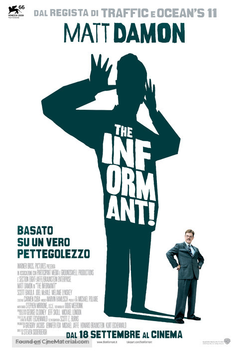The Informant - Italian Movie Poster