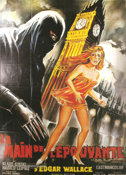Die blaue Hand - French Movie Poster