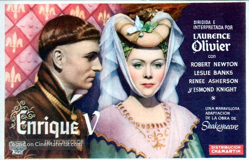 Henry V - Spanish Movie Poster