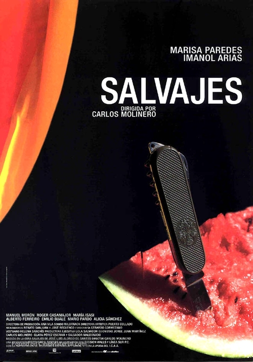 Salvajes - Spanish poster