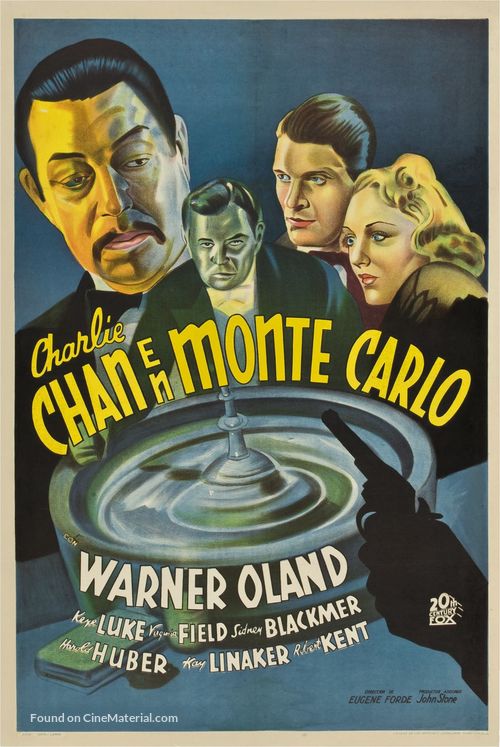 Charlie Chan at Monte Carlo - Argentinian Movie Poster