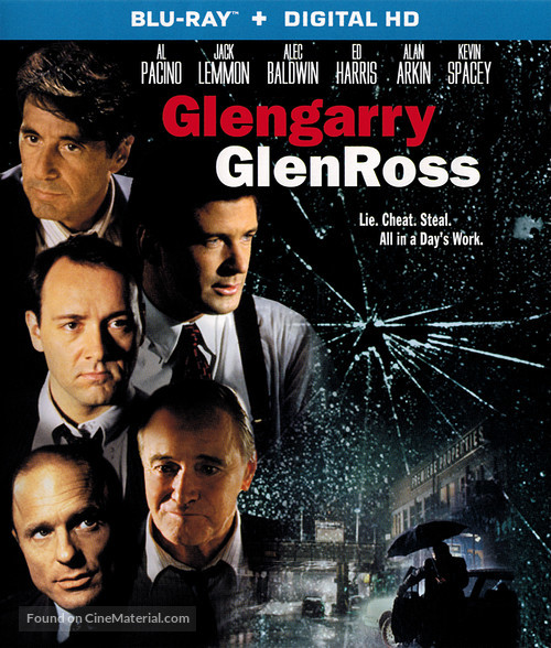 Glengarry Glen Ross - Blu-Ray movie cover