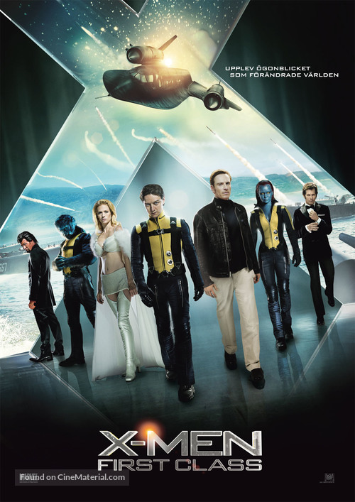 X-Men: First Class - Swedish Movie Poster