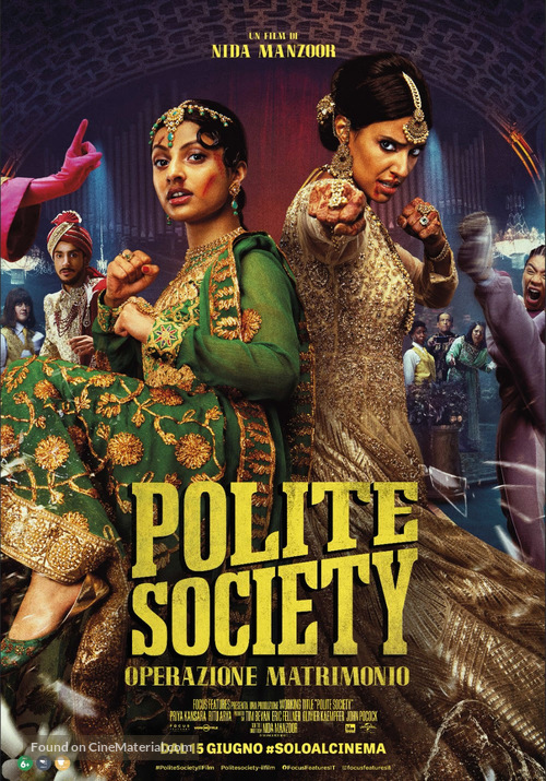 Polite Society - Italian Movie Poster