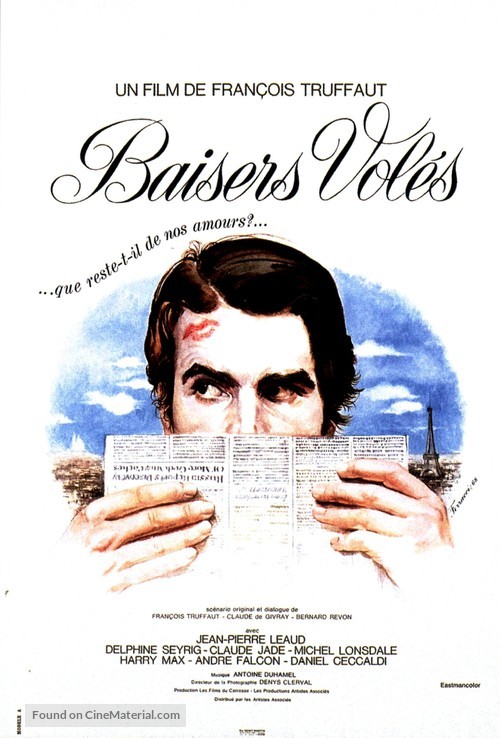 Baisers vol&eacute;s - French Movie Poster