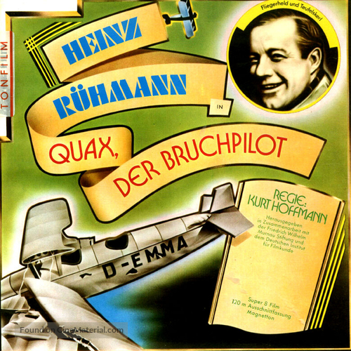 Quax, der Bruchpilot - German Movie Cover