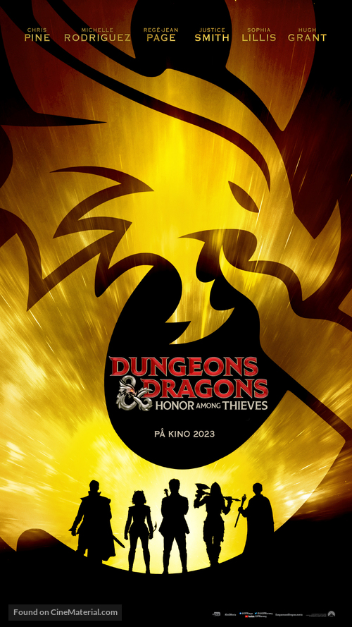 Dungeons &amp; Dragons: Honor Among Thieves - Norwegian Movie Poster