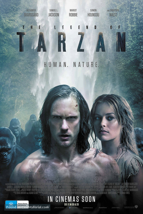 The Legend of Tarzan - Australian Movie Poster
