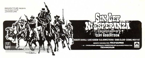 The Great Northfield Minnesota Raid - Spanish Movie Poster