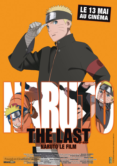 The Last: Naruto the Movie - French Movie Poster