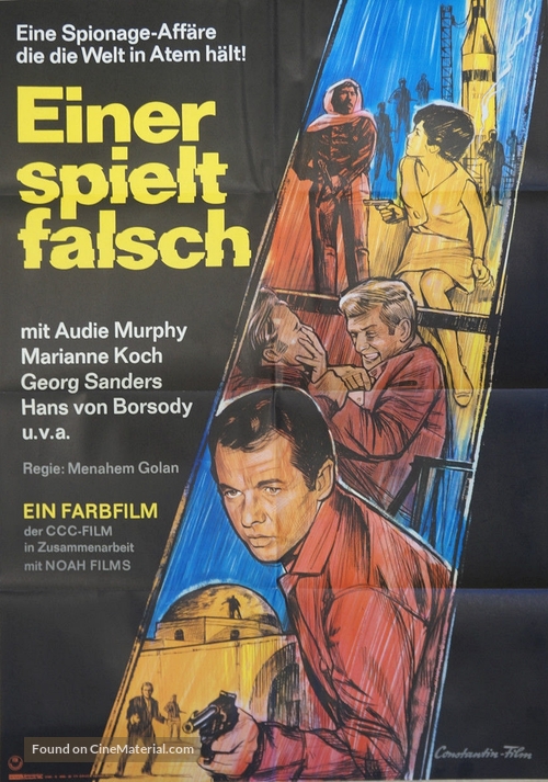 Einer spielt falsch - German Movie Poster