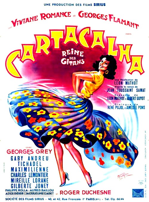 Cartacalha, reine des gitans - French Movie Poster