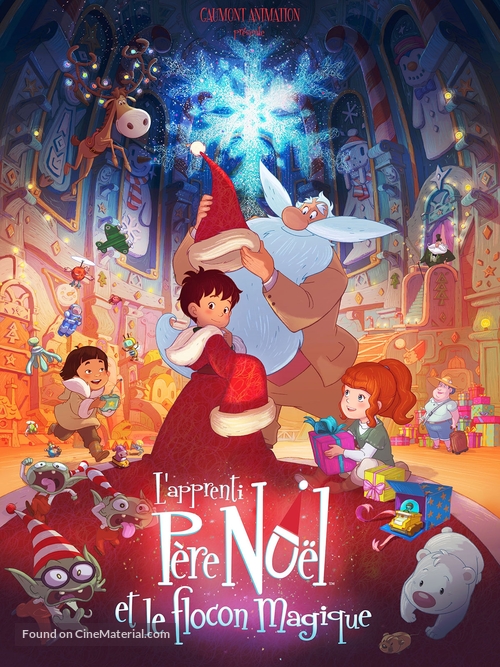 L&#039;apprenti P&egrave;re No&euml;l et le flocon magique - French Movie Poster