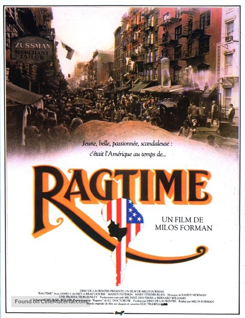 Ragtime - French Movie Poster